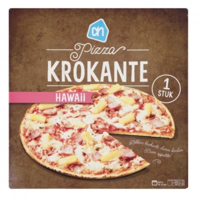 Huismerk Krokante pizza Hawaii