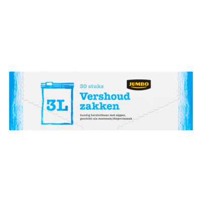 Huismerk Vershoudzakken 3 L