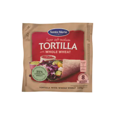 Tortilla with Whole Wheat Medium (8-Pack)