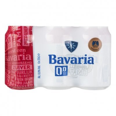 Bavaria 0.0% alcoholvrij bier 6-pack blik
