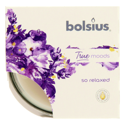 Bolsius Geurglas small true moods so relaxed