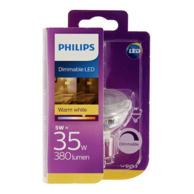 Philips LED spot 35W Gu5.3 12V dimbaar