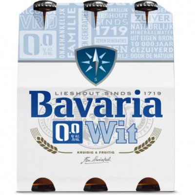 Bavaria 0.0% alcoholvrij wit bier 6-pack