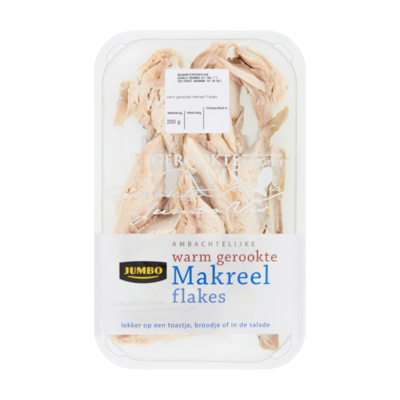 Huismerk Ambachtelijke Warm Gerookte Makreel Flakes