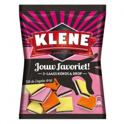 Klene 3 laags kokos en drop