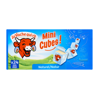 La Vache qui rit Mini Cubes! Smeerkaas 45+ Naturel 24 Blokjes