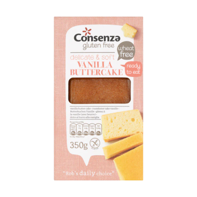 Consenza Gluten Free Vanille Roombotercake