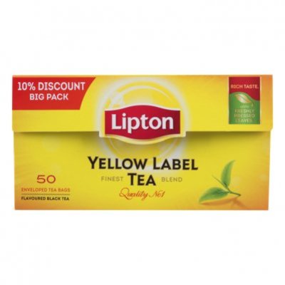 Lipton Zwarte thee yellow label