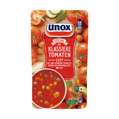 Unox Soep in Zak Tomatensoep