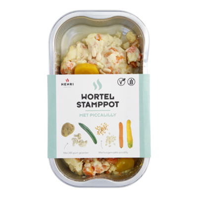 Henri Wortelstamppot met picalilly