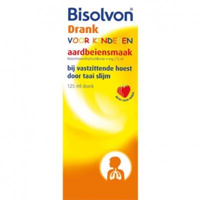 Bisolvon Drank voor kinderen aardbei