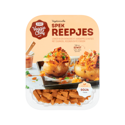 Huismerk Veggie Chef Vegetarische Spek Reepjes