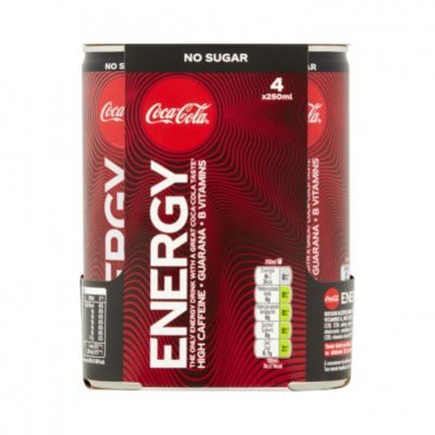 Coca-Cola Energy no sugar 4-pack