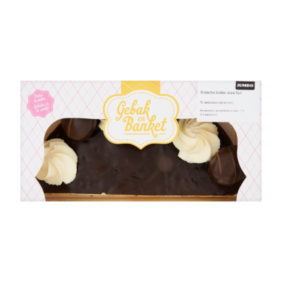 Huismerk Gebak en Banket Bossche Bollen Vlaai Half