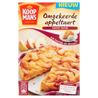 Koopmans Omgekeerde Appeltaart Tarte Tatin 330 g