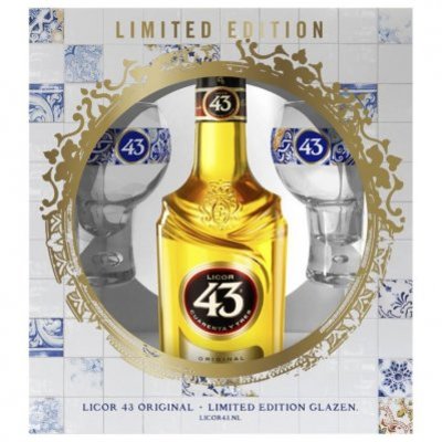 Licor 43 Original met 2 limited edition glazen