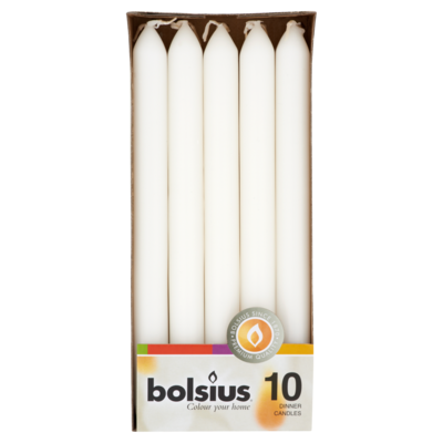 Bolsius Dinerkaarsen 10 stuks 230x20 millimeter