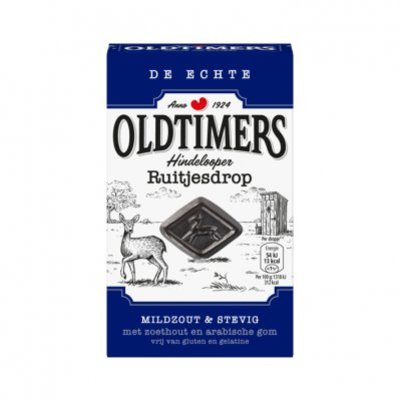 Oldtimers Mildzoute Hindelooper ruitjesdrop