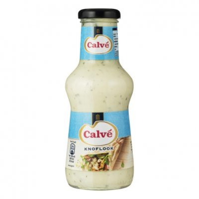 Calvé Saus fles knoflook