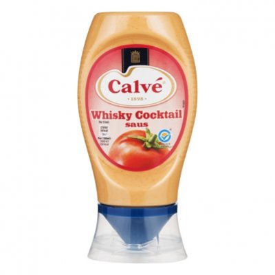 Calvé Saus squeeze whisky cocktail