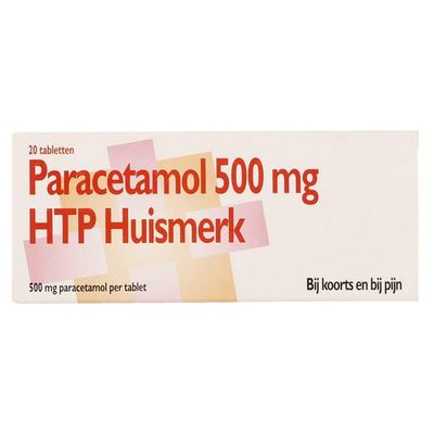 paracetamol htp Coffeine stuks (20 Huismerk Paracetamol 500mg HTP